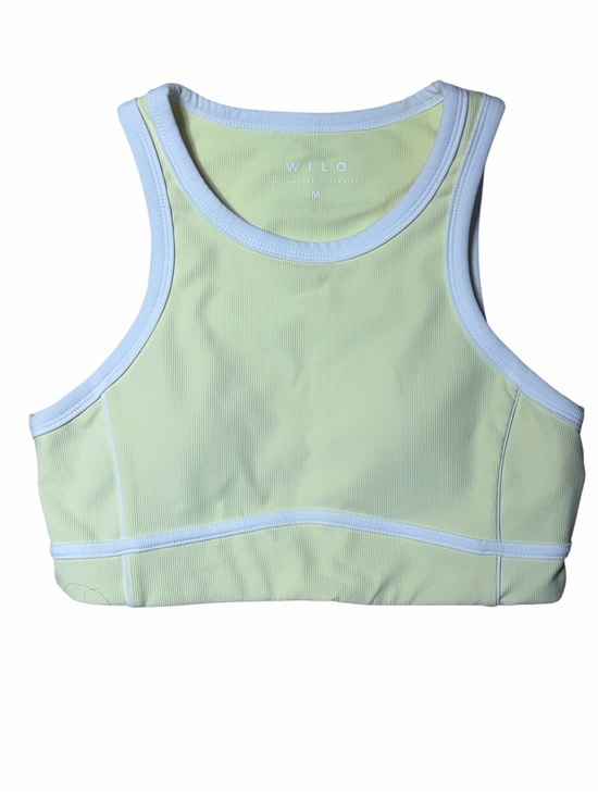 Wilo The Label Other - Wilo the Label Yellow Ribbed Two Toned Sports Bra Womens M
